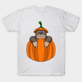 Mole with Pumpkin T-Shirt